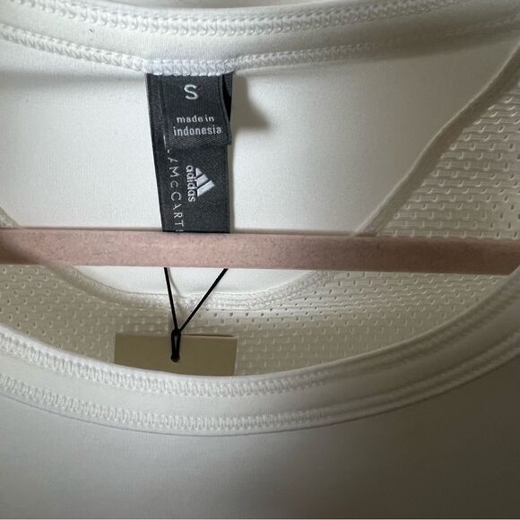 Stella McCartney X Adidas Run With It Loose Short Sleeve Mesh Top S - Picture 13 of 14